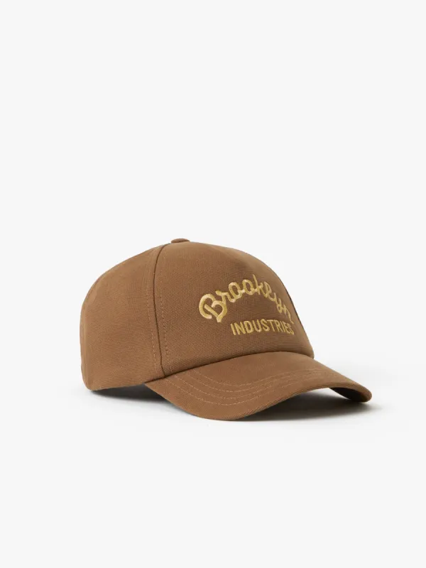 BKI Logo Cap in Light Brown sold by Brooklyn Industries