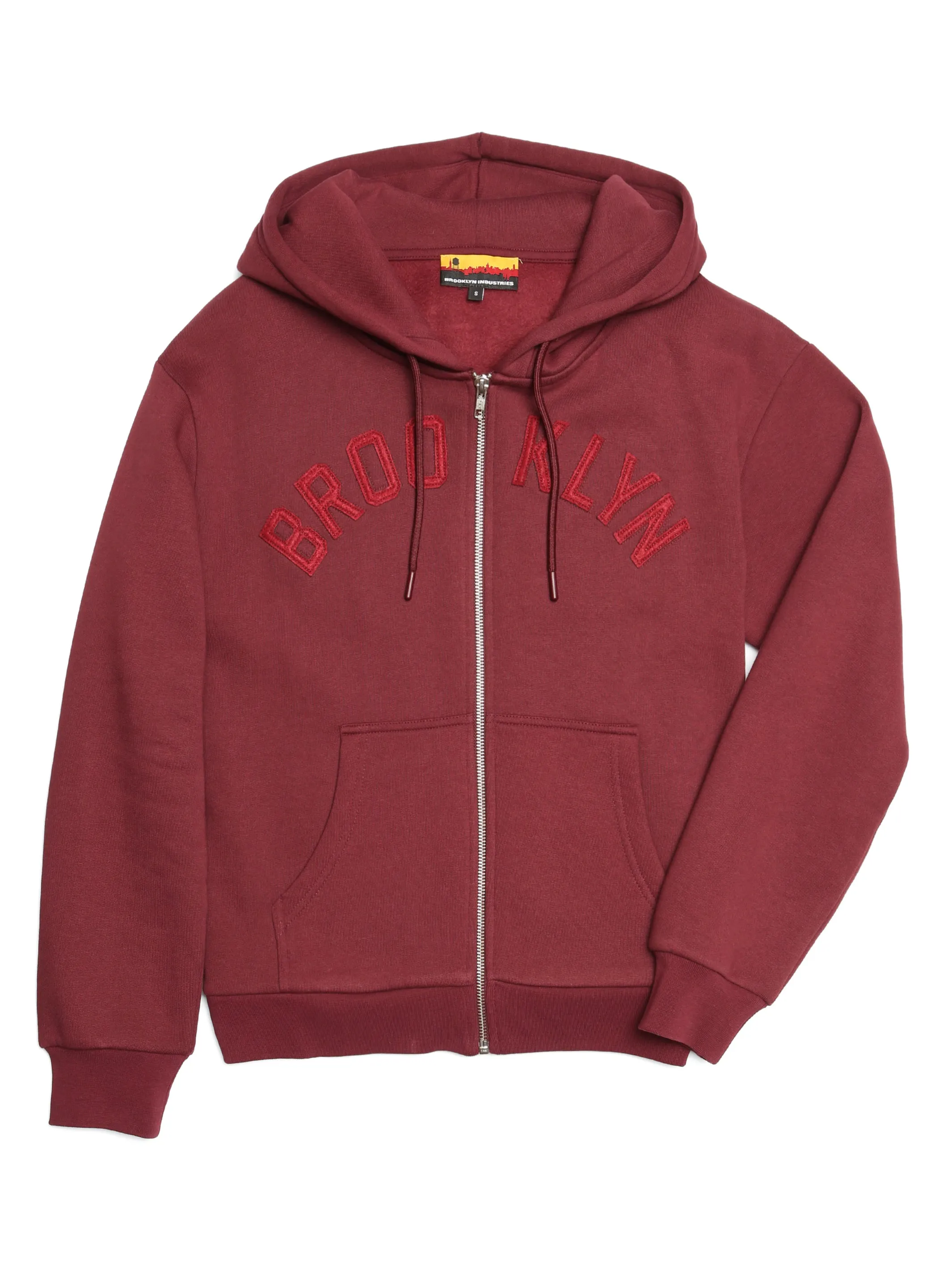 Women's Brooklyn Applique Zip Up Hoodie sold by Brooklyn Industries product image thumbnail 5