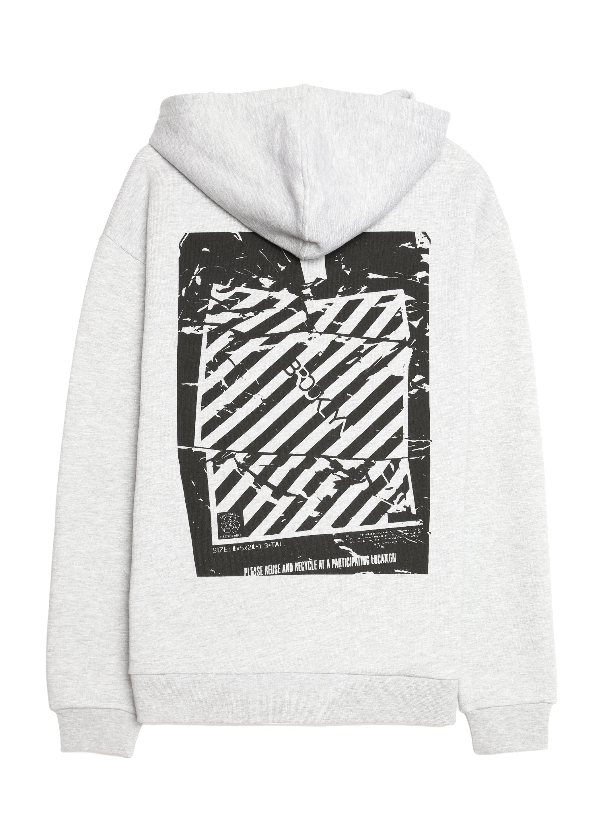 Men's Brooklyn Plastic Bag Zip-Up Hoodie sold by Brooklyn Industries product image thumbnail 2