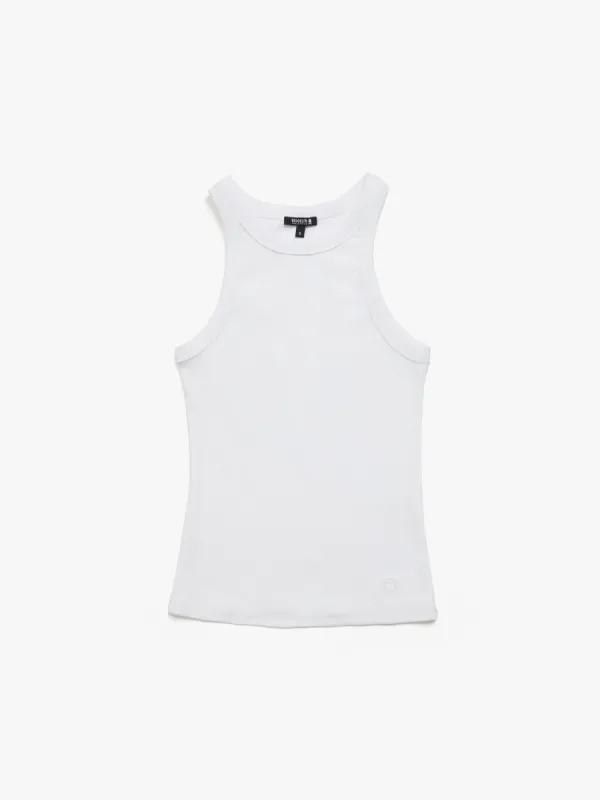 Women's Water Tower Tank Top in White sold by Brooklyn Industries