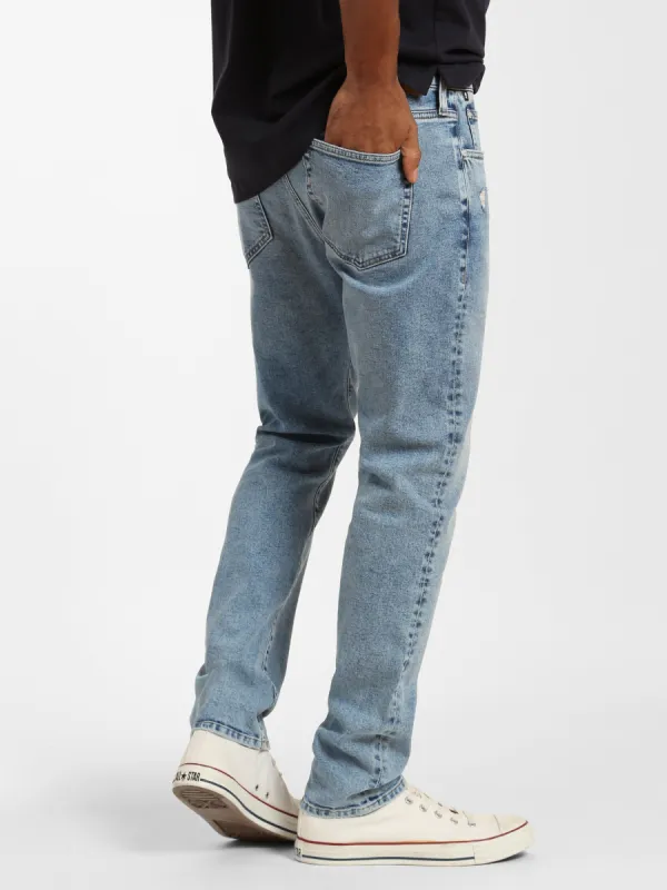 Bedford Slim Leg Jeans in Light Denim sold by Brooklyn Industries