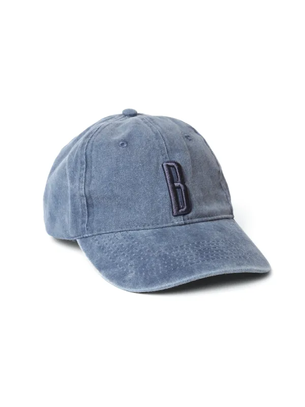 Embroidered Cap in Navy Blue sold by Brooklyn Industries