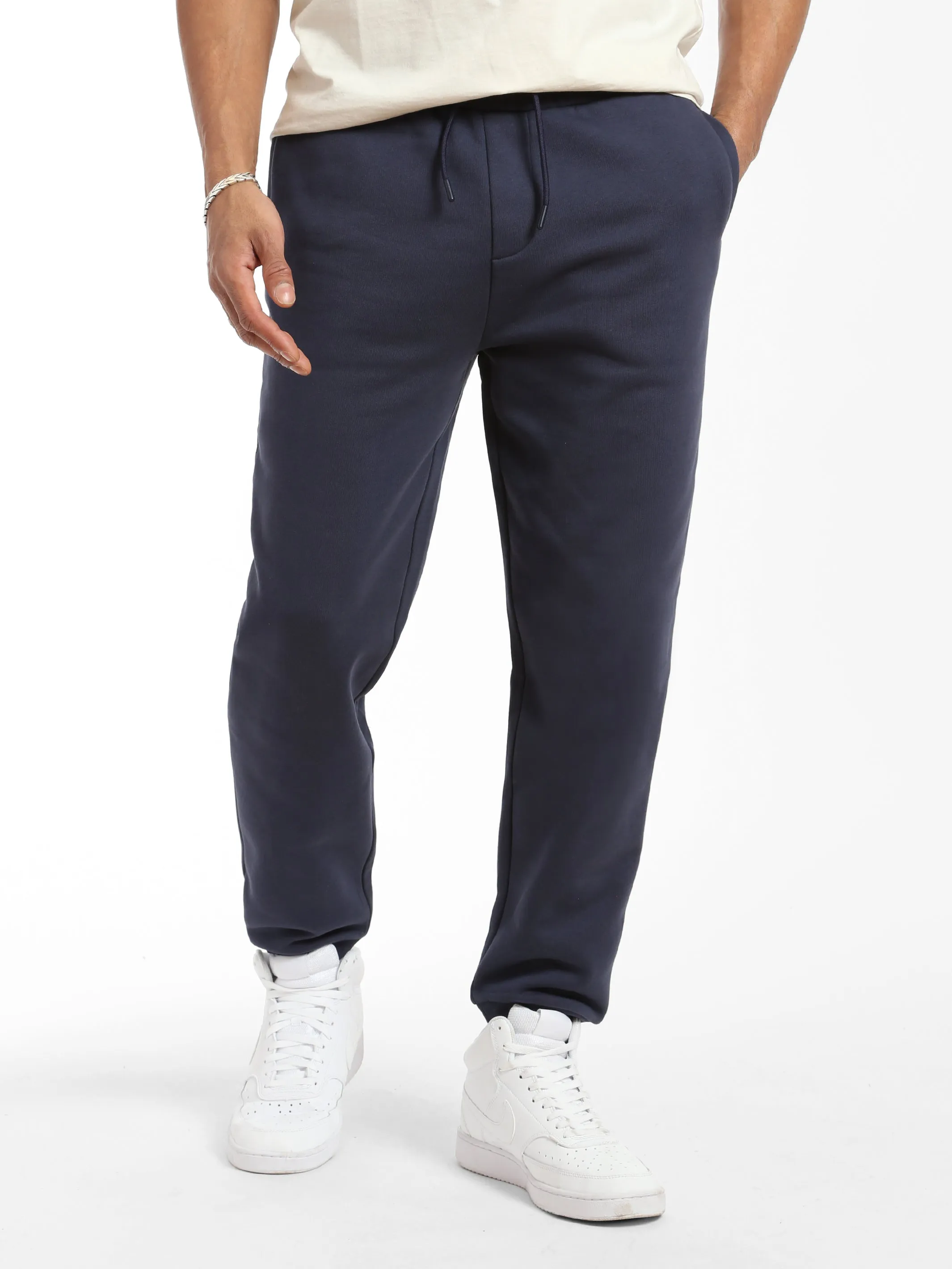 Men's BKLYN Slub Sweatpants in Mood Indigo sold by Brooklyn Industries