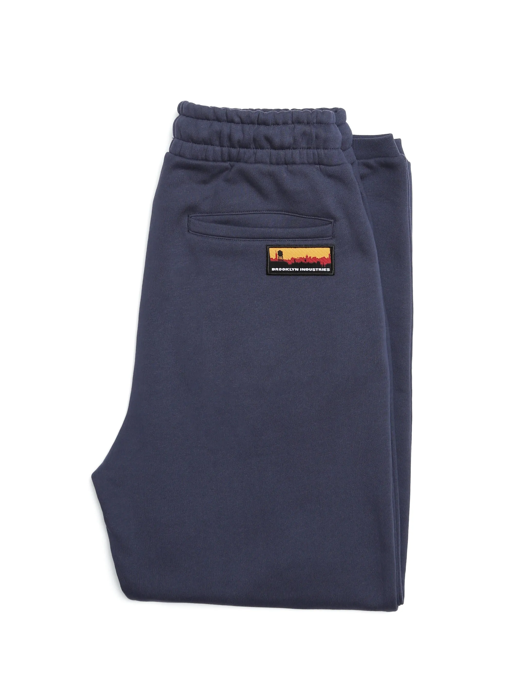Men's BKLYN Slub Sweatpants in Mood Indigo sold by Brooklyn Industries product image thumbnail 4