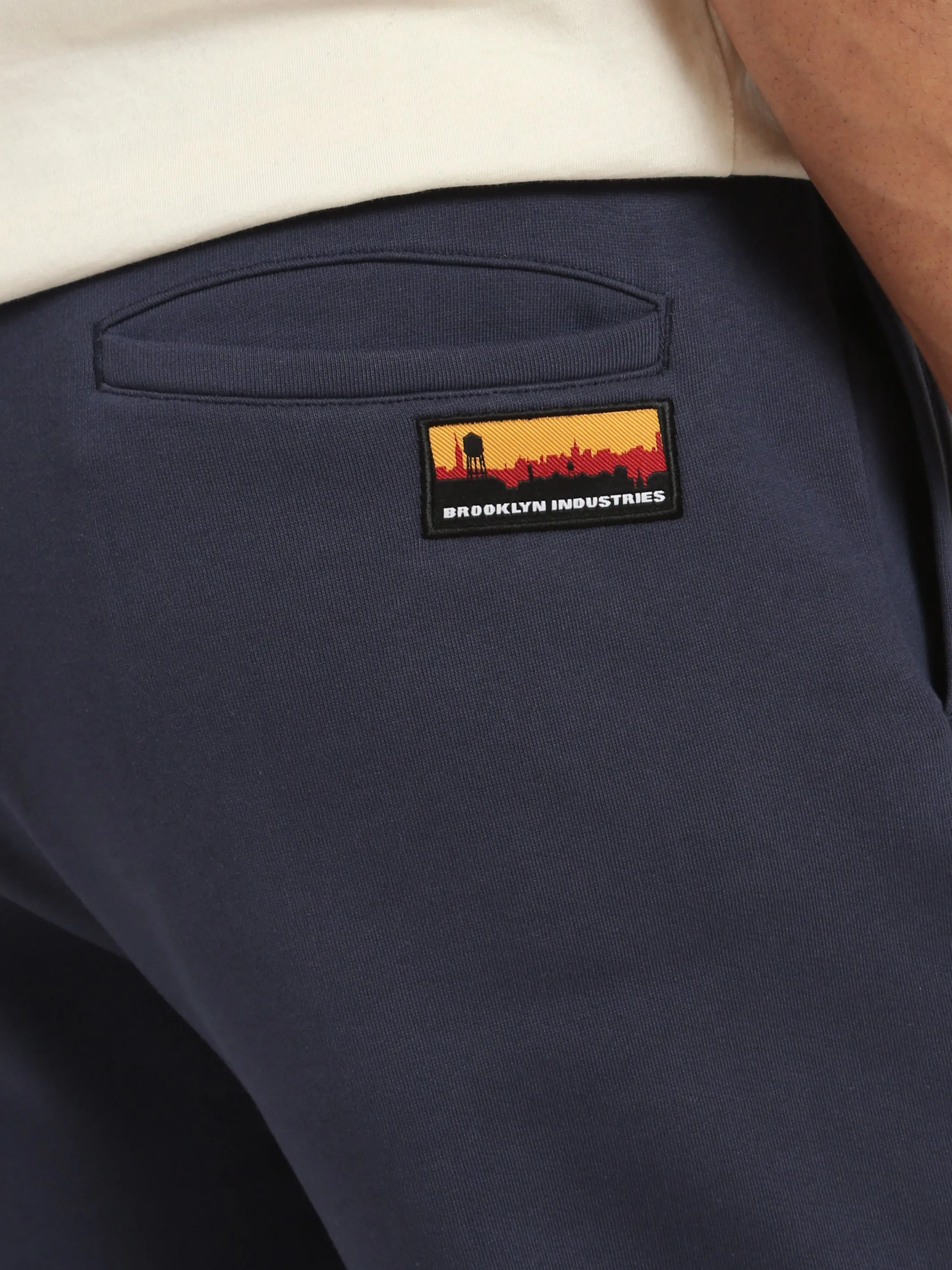 Men's BKLYN Slub Sweatpants in Mood Indigo sold by Brooklyn Industries product image thumbnail 3