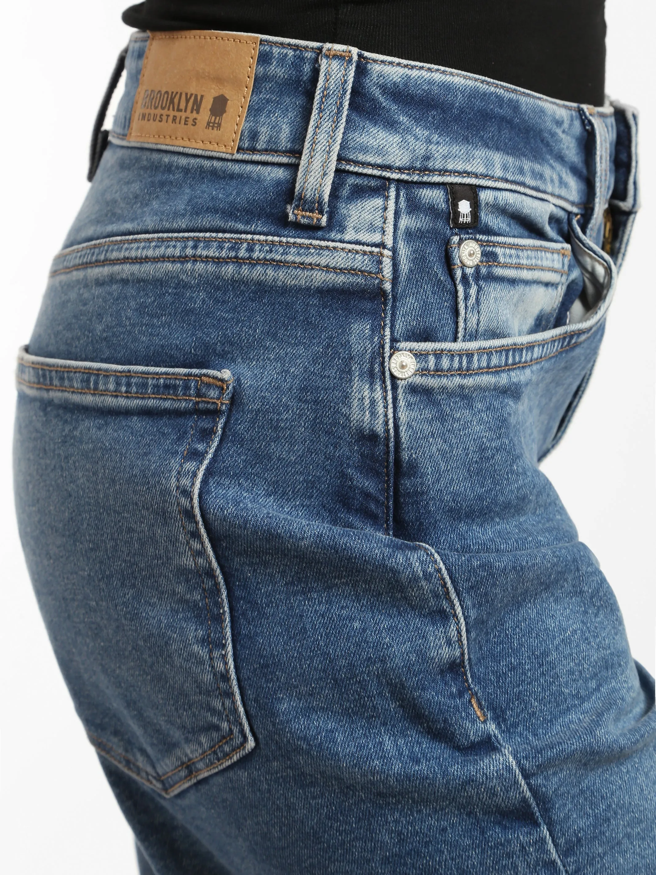 Park High Rise Wide Leg Jeans in Indigo Denim sold by Brooklyn Industries product image thumbnail 4