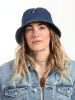 Denim Bucket Hat in Indigo sold by Brooklyn Industries