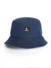 Denim Bucket Hat in Indigo sold by Brooklyn Industries