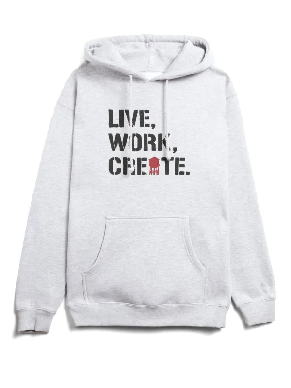 Men's Live Work Create Hoodie sold by Brooklyn Industries