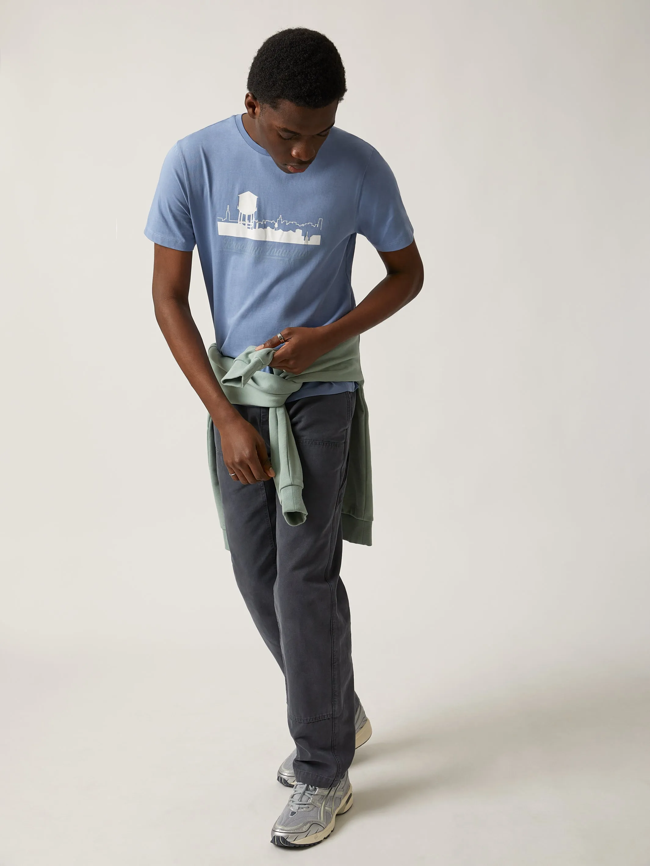 Men's Brooklyn Silhouette T-shirt in Infinity sold by Brooklyn Industries product image thumbnail 5