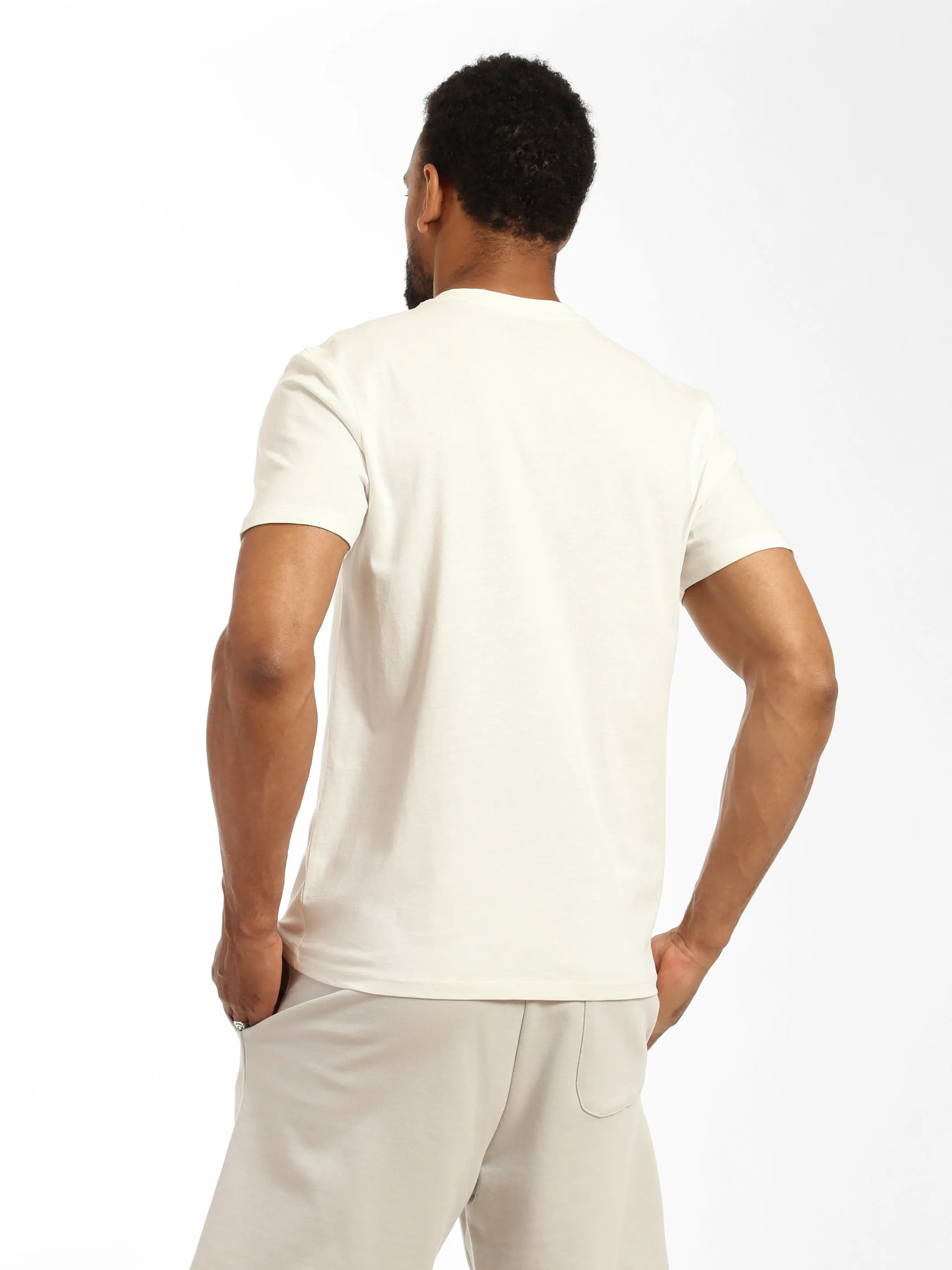 Men's Rep T-shirt in Antique White sold by Brooklyn Industries product image thumbnail 4