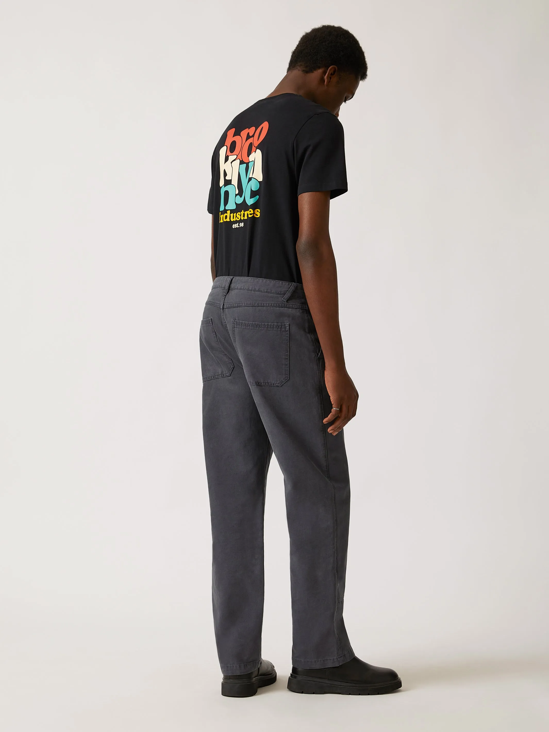 Men's Carpenter Pants in Asphalt sold by Brooklyn Industries product image thumbnail 4