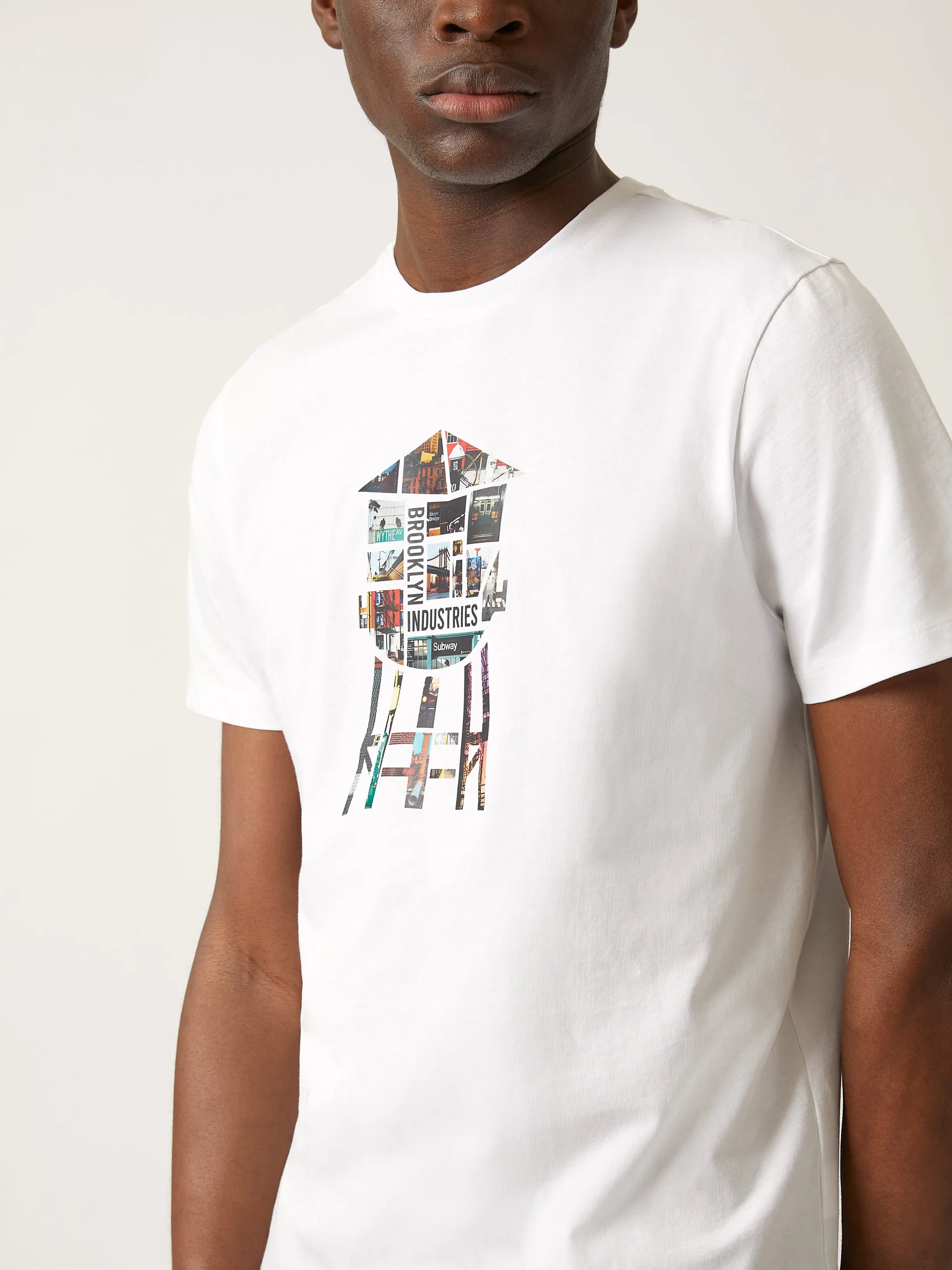 Men's Brooklyn Water Tower Photo T-shirt in White sold by Brooklyn Industries product image thumbnail 5