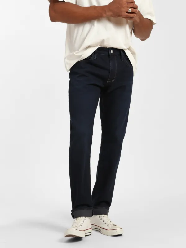 Bedford Slim Leg Jeans in Rinse Brushed Denim made by Brooklyn Industries
