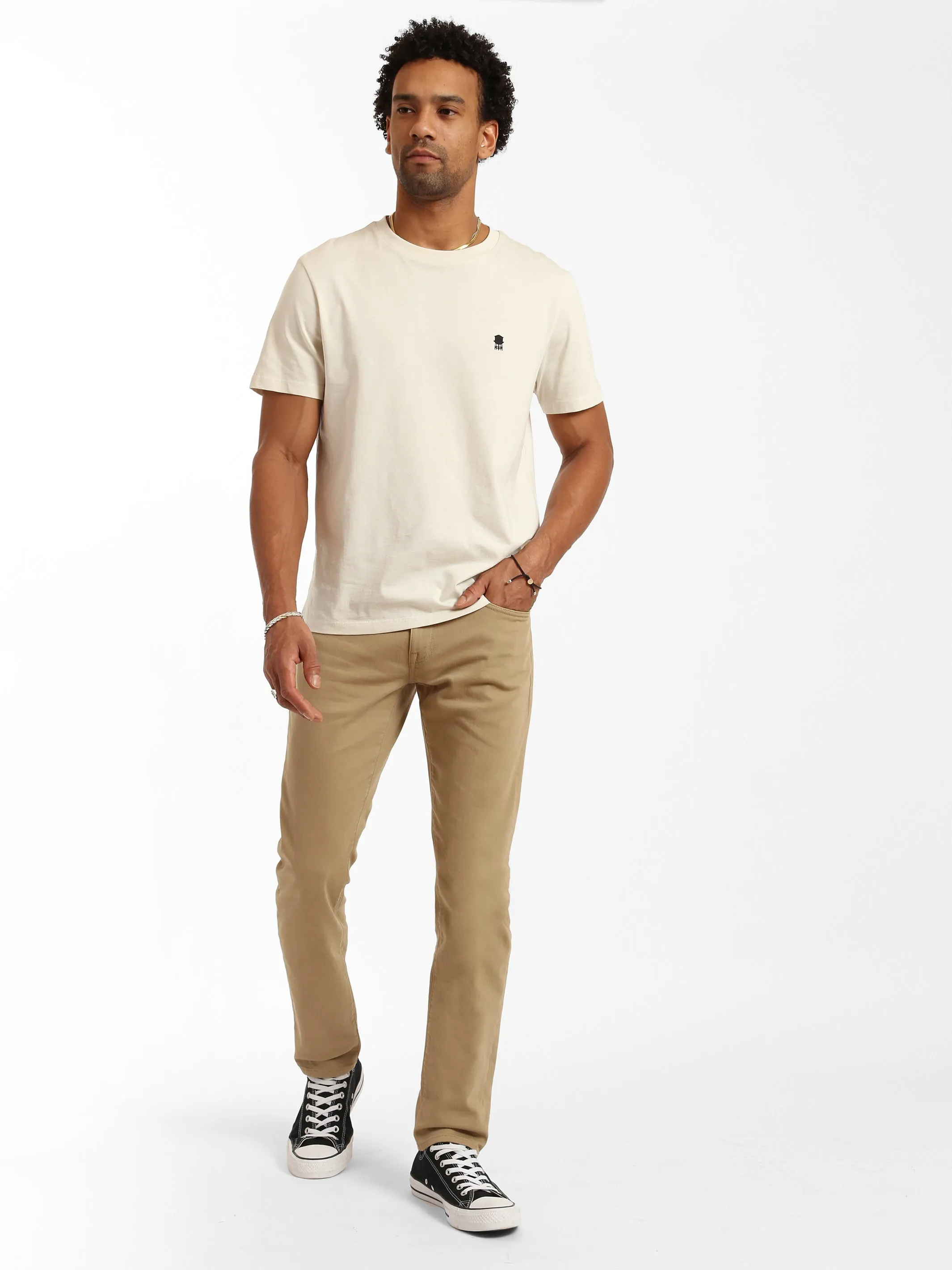 Bedford Slim Leg Pants in Khaki Comfort sold by Brooklyn Industries product image thumbnail 3