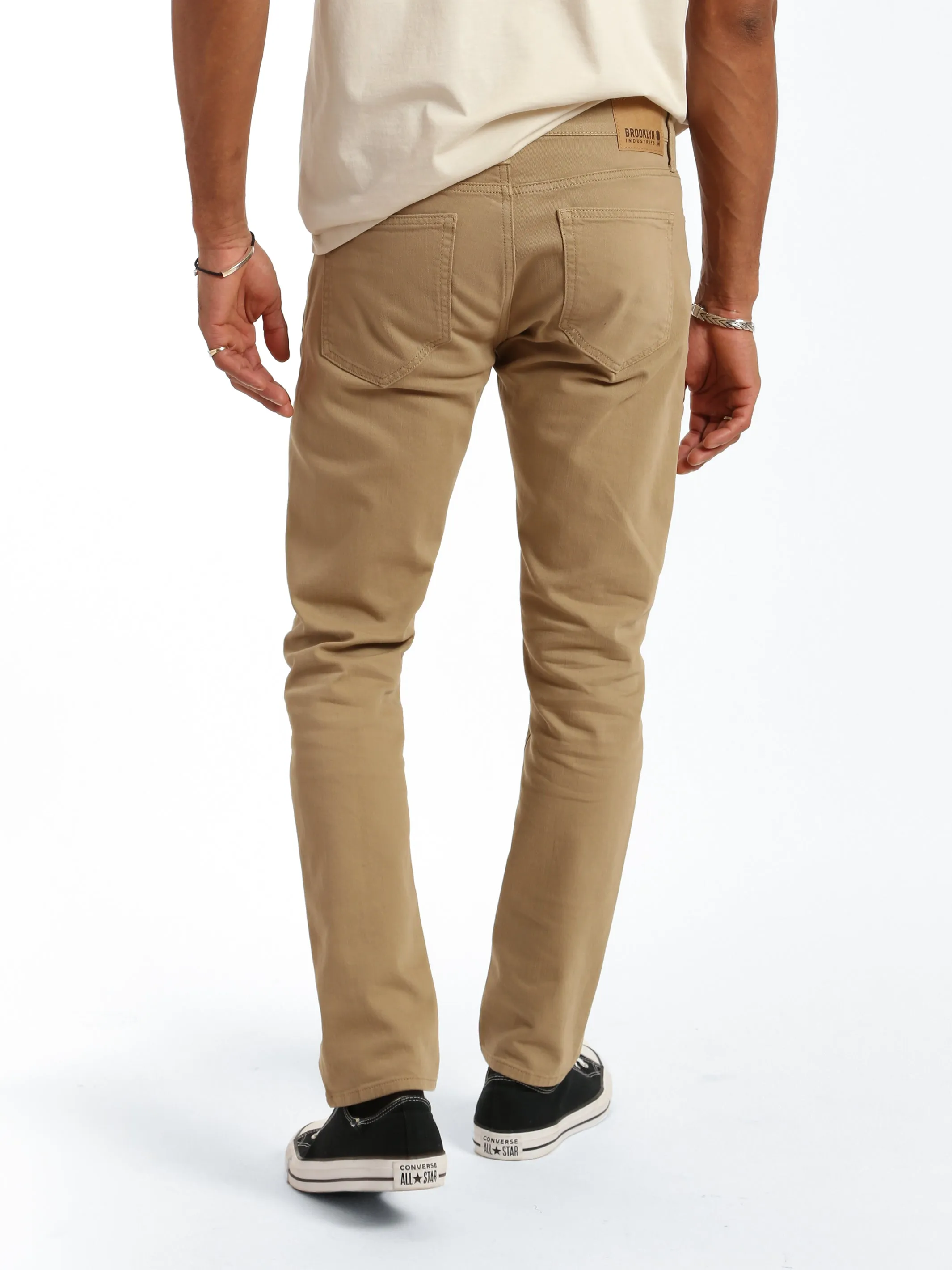 Bedford Slim Leg Pants in Khaki Comfort sold by Brooklyn Industries product image thumbnail 2