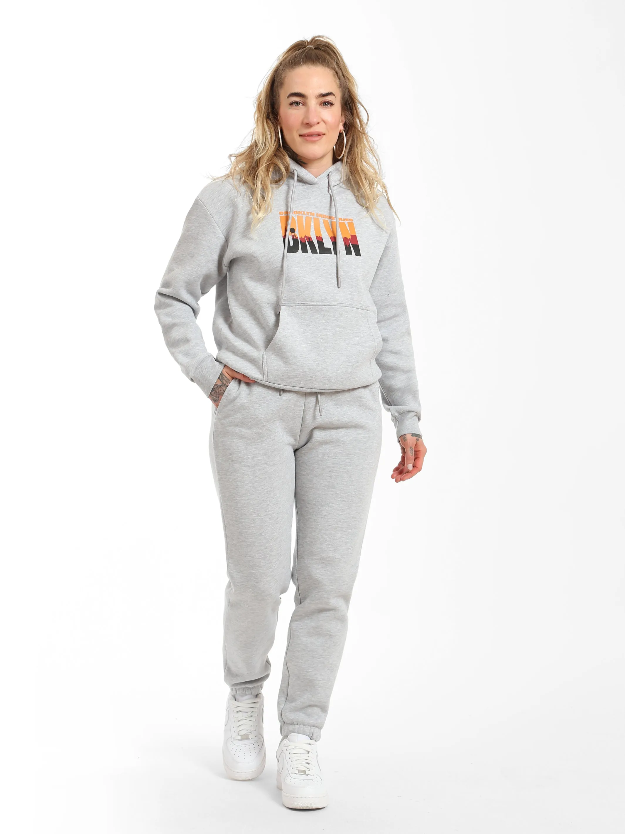 Women's BKLYN Printed Hoodie sold by Brooklyn Industries product image thumbnail 5