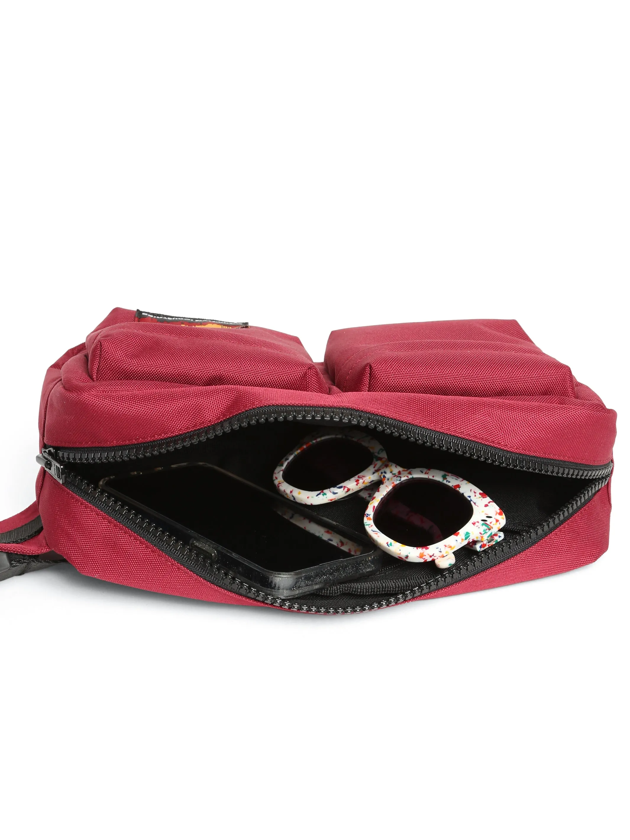 Fanny Pack in Burgundy sold by Brooklyn Industries product image thumbnail 4
