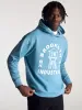 Men's Brooklyn Vintage Hooded Sweatshirt In Blue Shadow sold by Brooklyn Industries