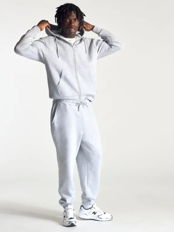 Men's Sweatpants In Grey Melange sold by Brooklyn Industries