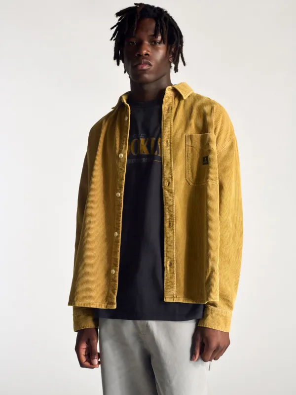 Men's Corduroy Overshirt In Wood Thrush sold by Brooklyn Industries