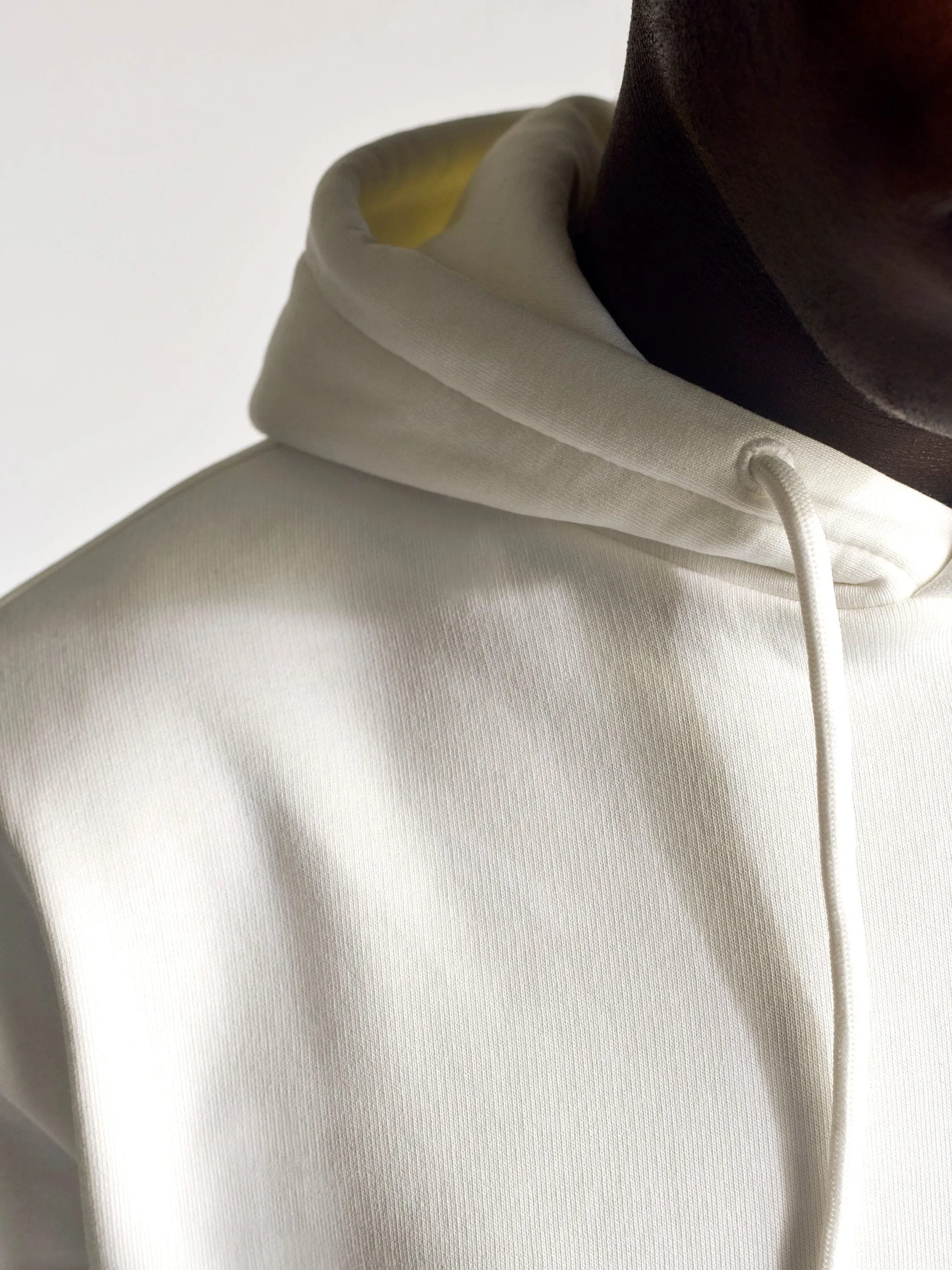 Men's Montrose Hooded Sweatshirt In Antique White sold by Brooklyn Industries product image thumbnail 4