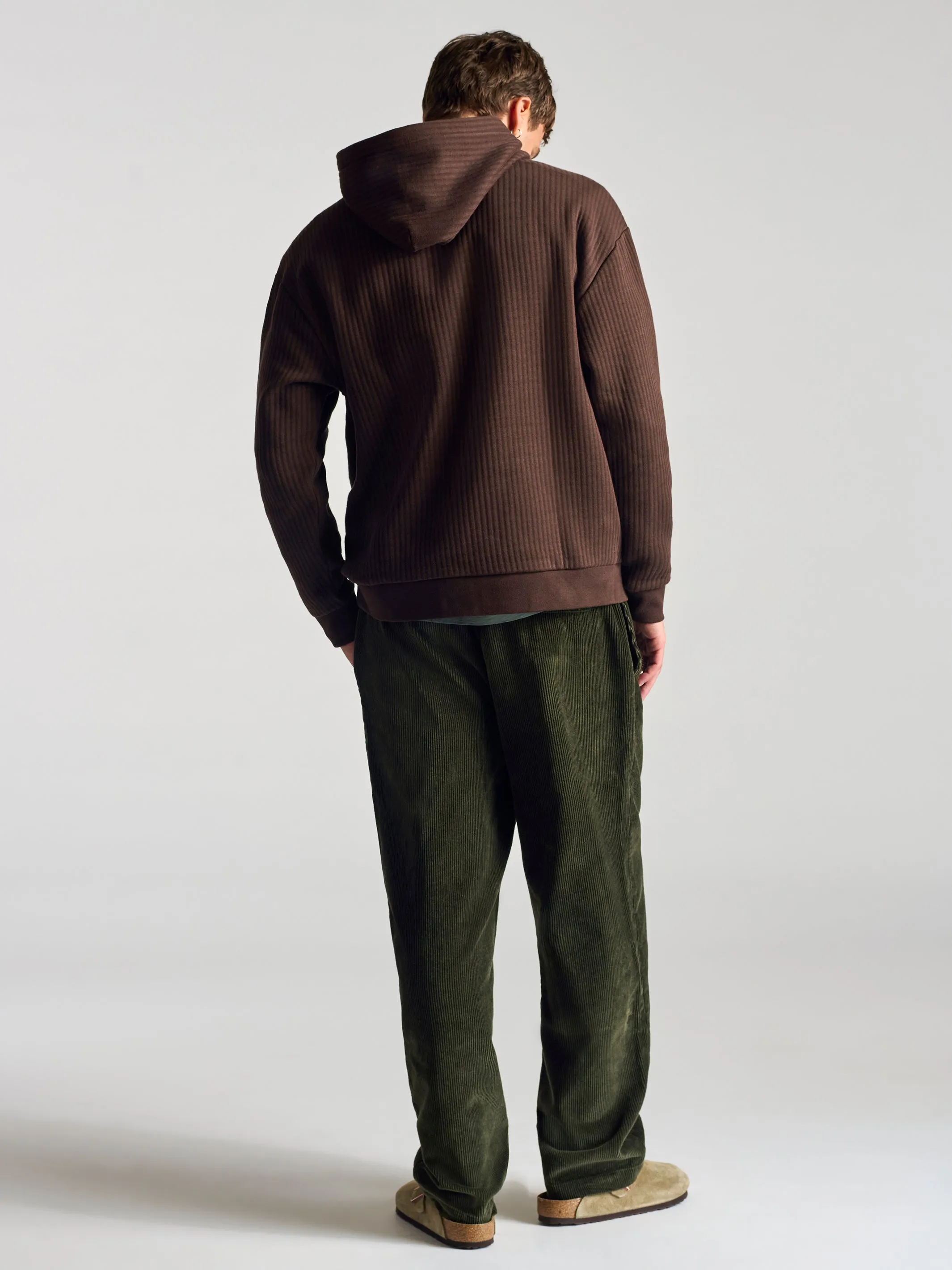 Men's Hooded Sweatshirt In Coffee Bean sold by Brooklyn Industries product image thumbnail 4