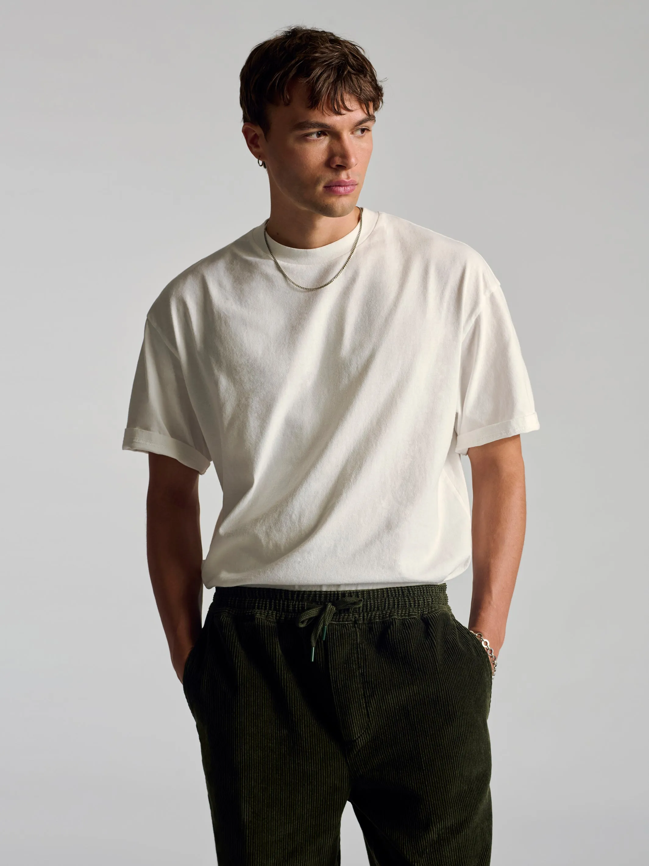 Men's Live Work Create T-Shirt In Antique White sold by Brooklyn Industries product image thumbnail 4