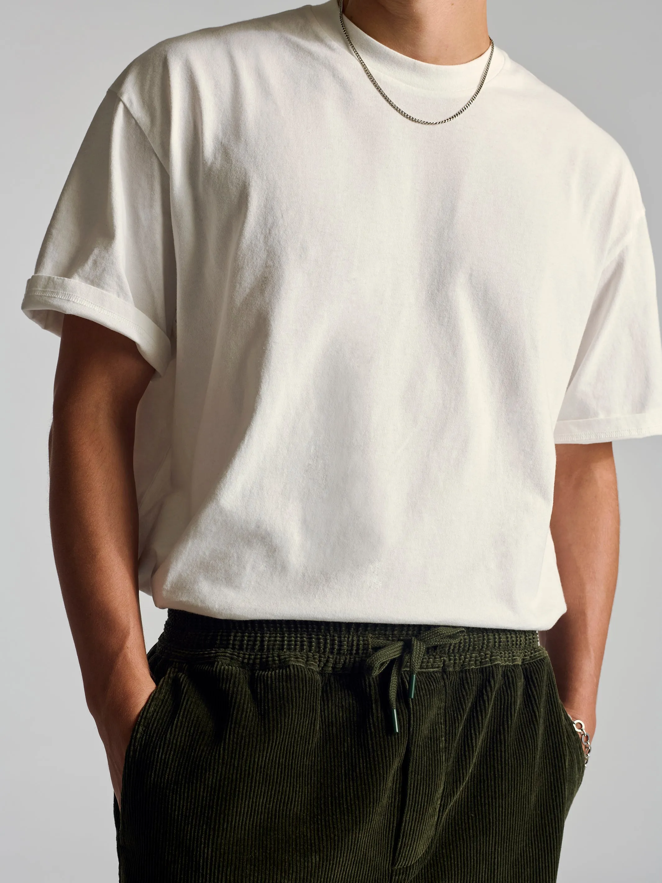 Men's Live Work Create T-Shirt In Antique White sold by Brooklyn Industries product image thumbnail 2