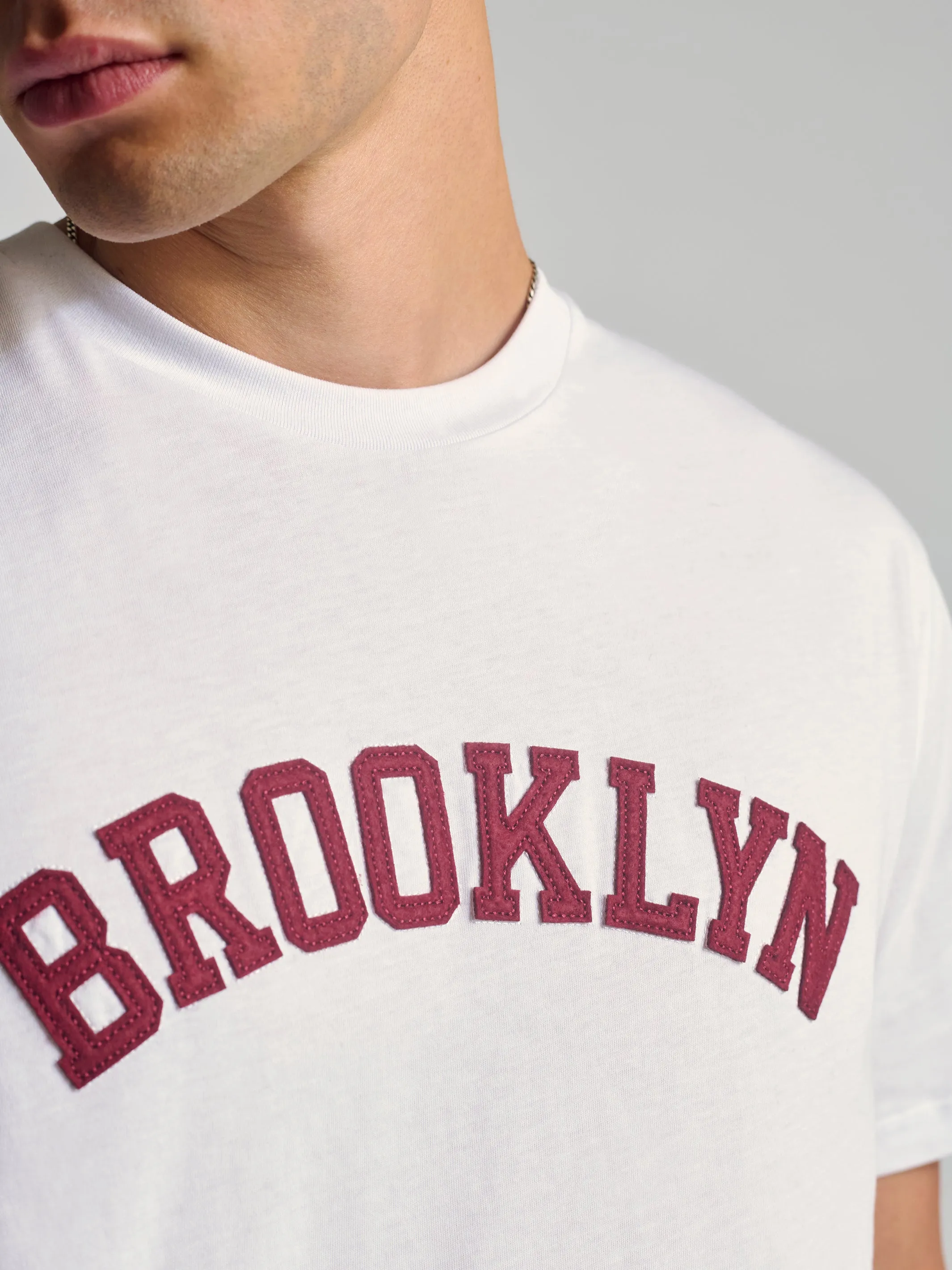 Men's Brooklyn T-Shirt In White sold by Brooklyn Industries product image thumbnail 5