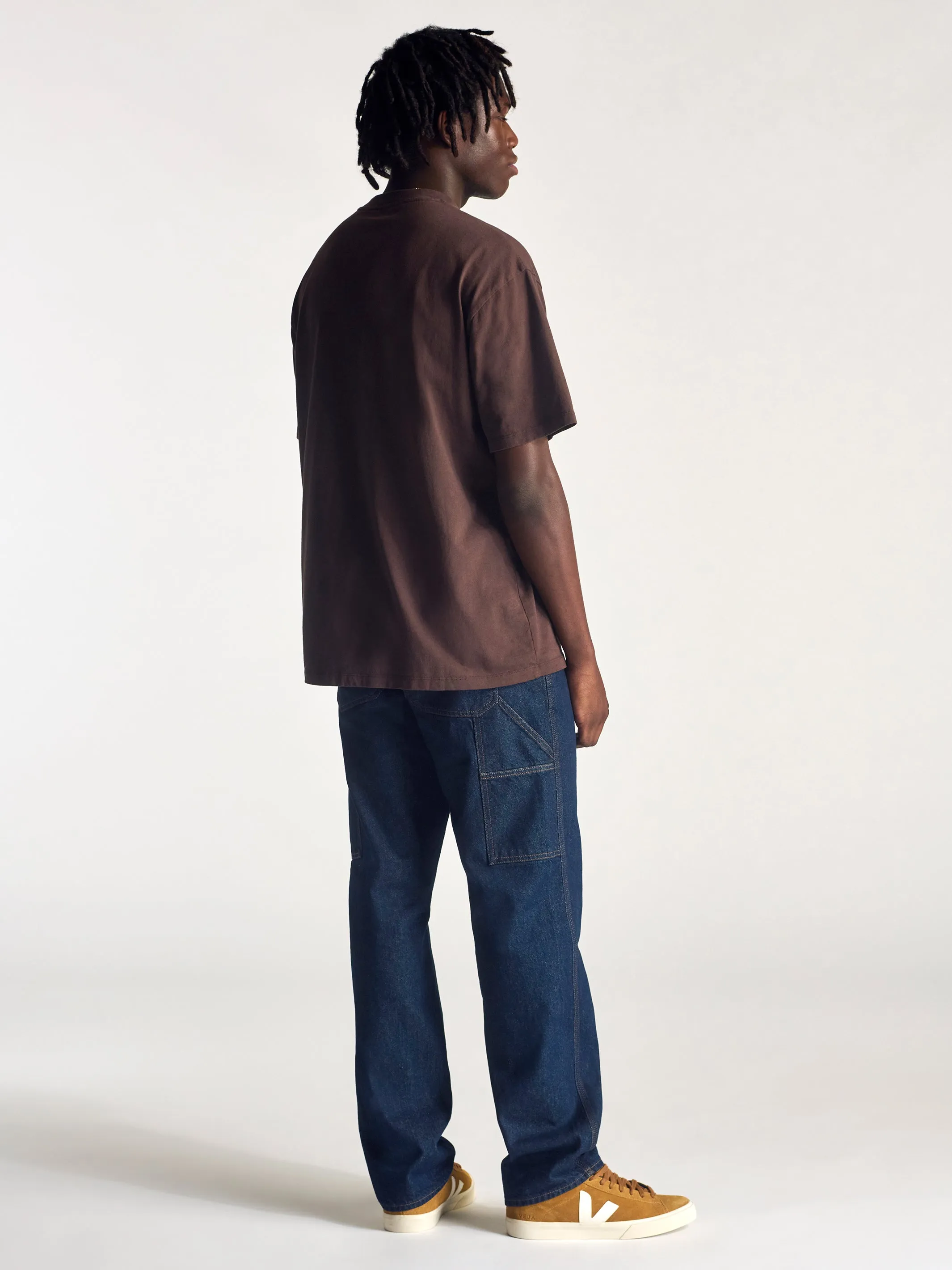 Men's Central Loose Carpenter Jeans in Rinse Denim sold by Brooklyn Industries product image thumbnail 5