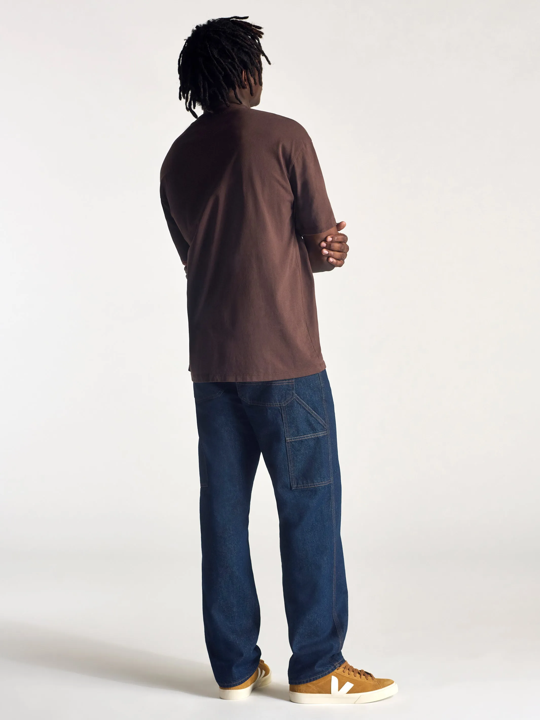 Men's Central Loose Carpenter Jeans in Rinse Denim sold by Brooklyn Industries product image thumbnail 2