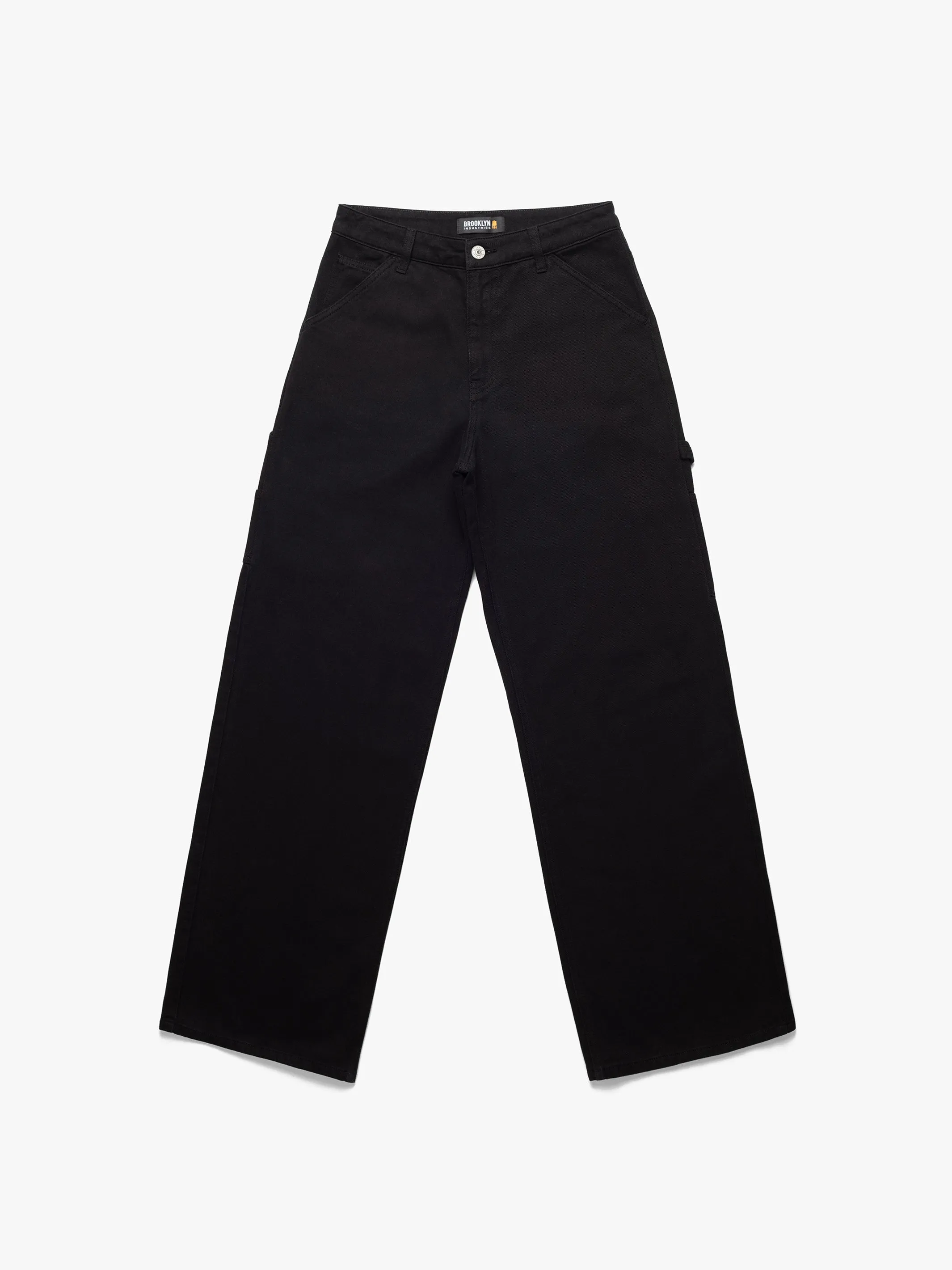 Women's Carpenter Pants In Black Denim sold by Brooklyn Industries product image thumbnail 5