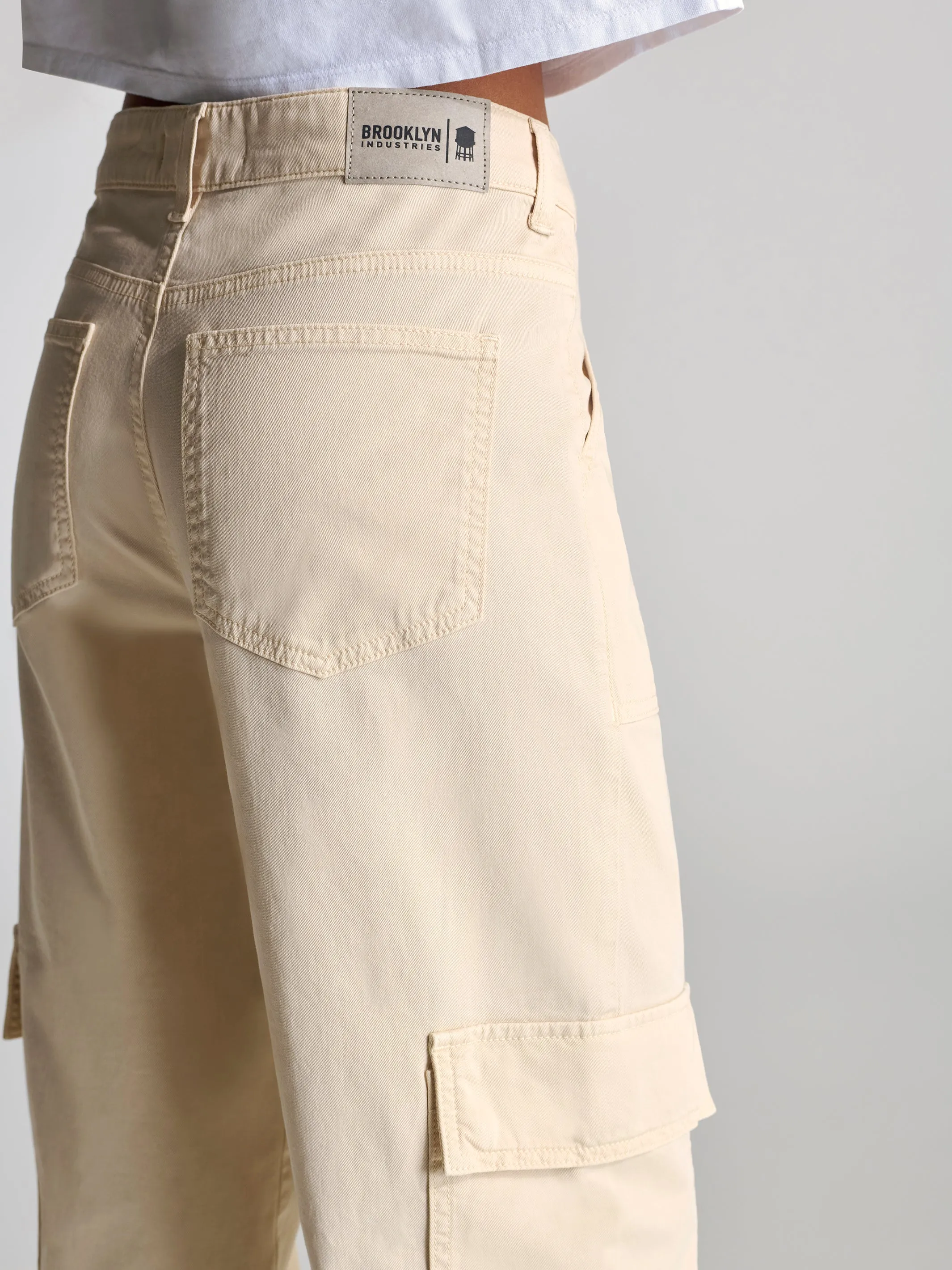 Women's Cargo Pants In French Oak Twill sold by Brooklyn Industries product image thumbnail 5
