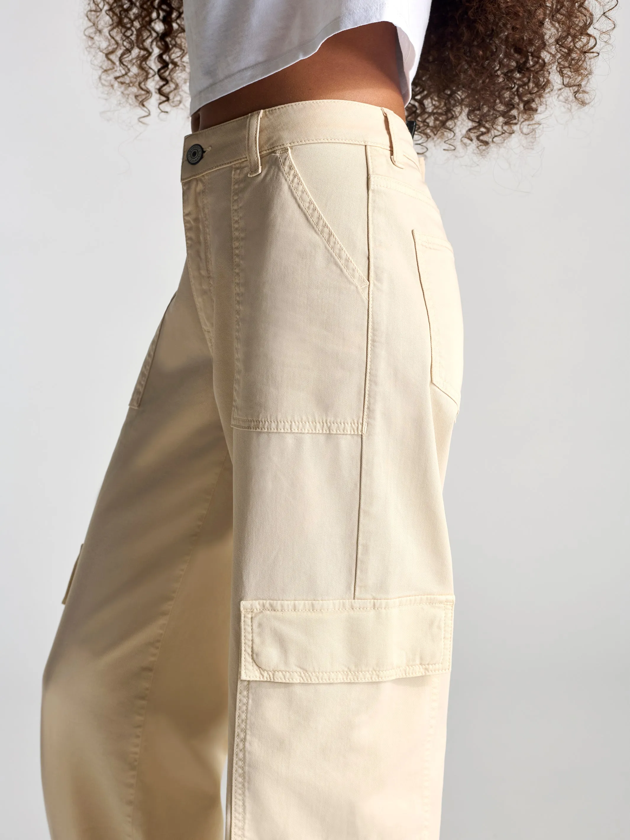 Women's Cargo Pants In French Oak Twill sold by Brooklyn Industries product image thumbnail 3