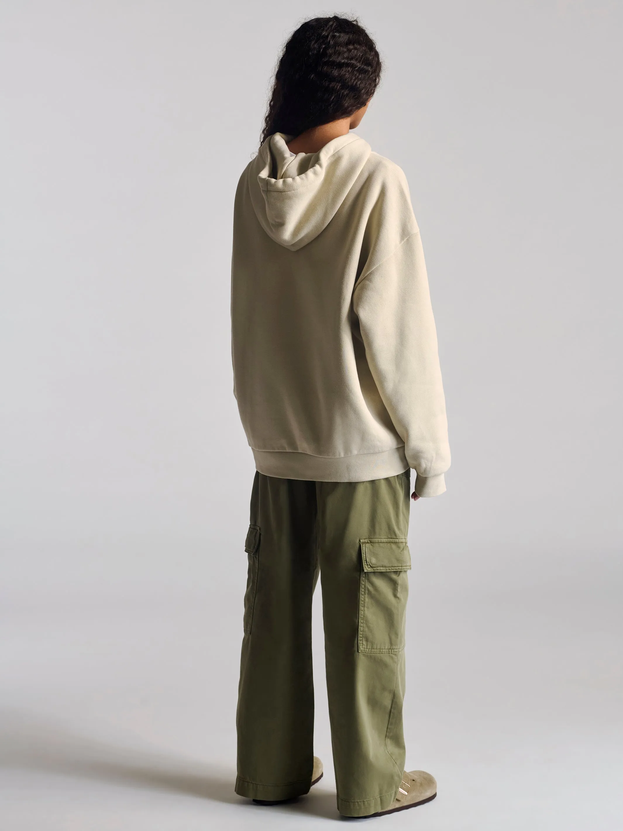 Women's Montrose Hooded Sweatshirt In Pavement sold by Brooklyn Industries product image thumbnail 5