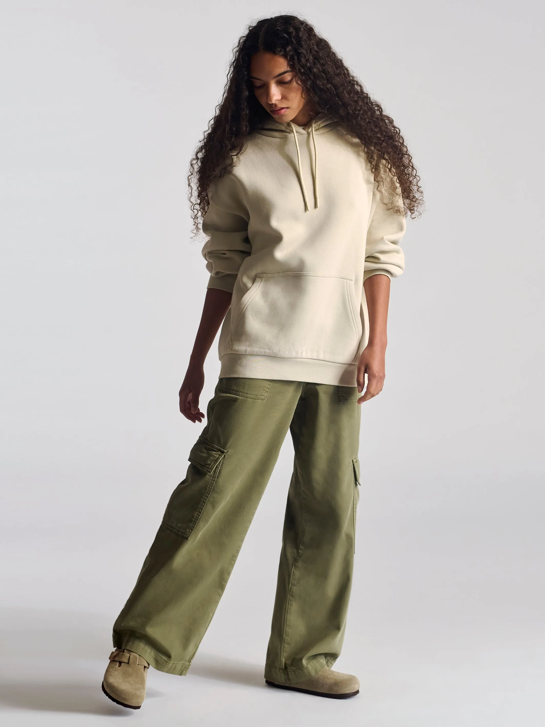 Women's Montrose Hooded Sweatshirt In Pavement sold by Brooklyn Industries product image thumbnail 2