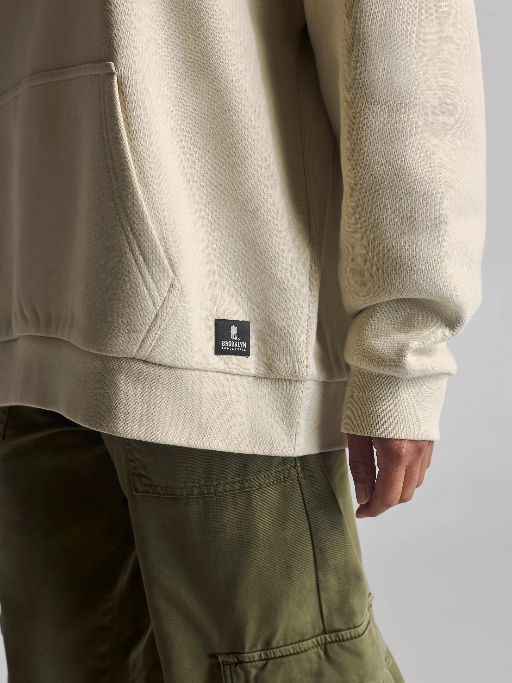 Women's Montrose Hooded Sweatshirt In Pavement sold by Brooklyn Industries product image thumbnail 4