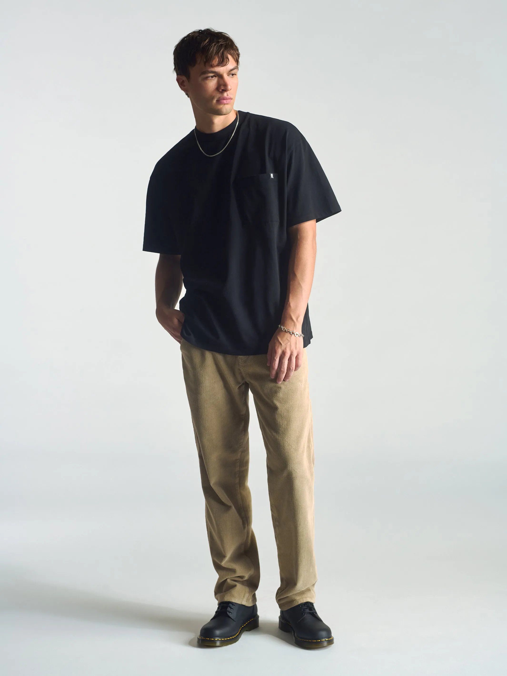 Men's Short Sleeve Pocket T-Shirt In Black sold by Brooklyn Industries product image thumbnail 3