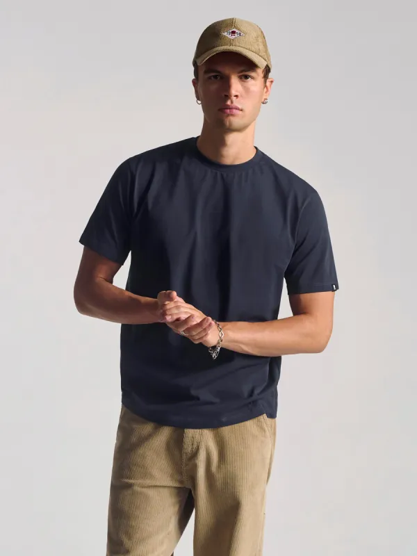 Men's Crew Neck Basic T-Shirt In Total Eclipse sold by Brooklyn Industries