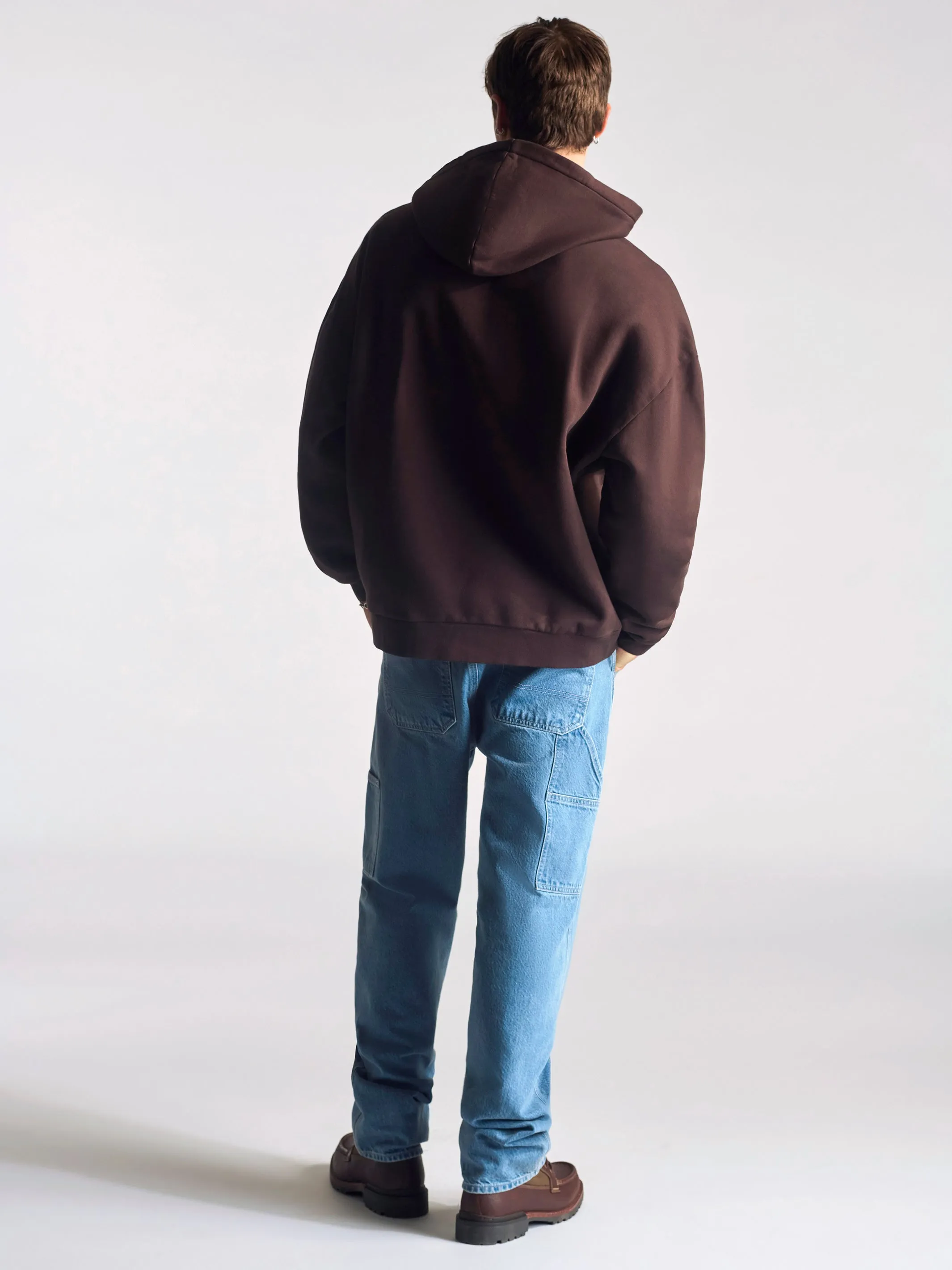 Men's Brooklyn Vintage Hooded Sweatshirt In Coffee Bean sold by Brooklyn Industries product image thumbnail 4