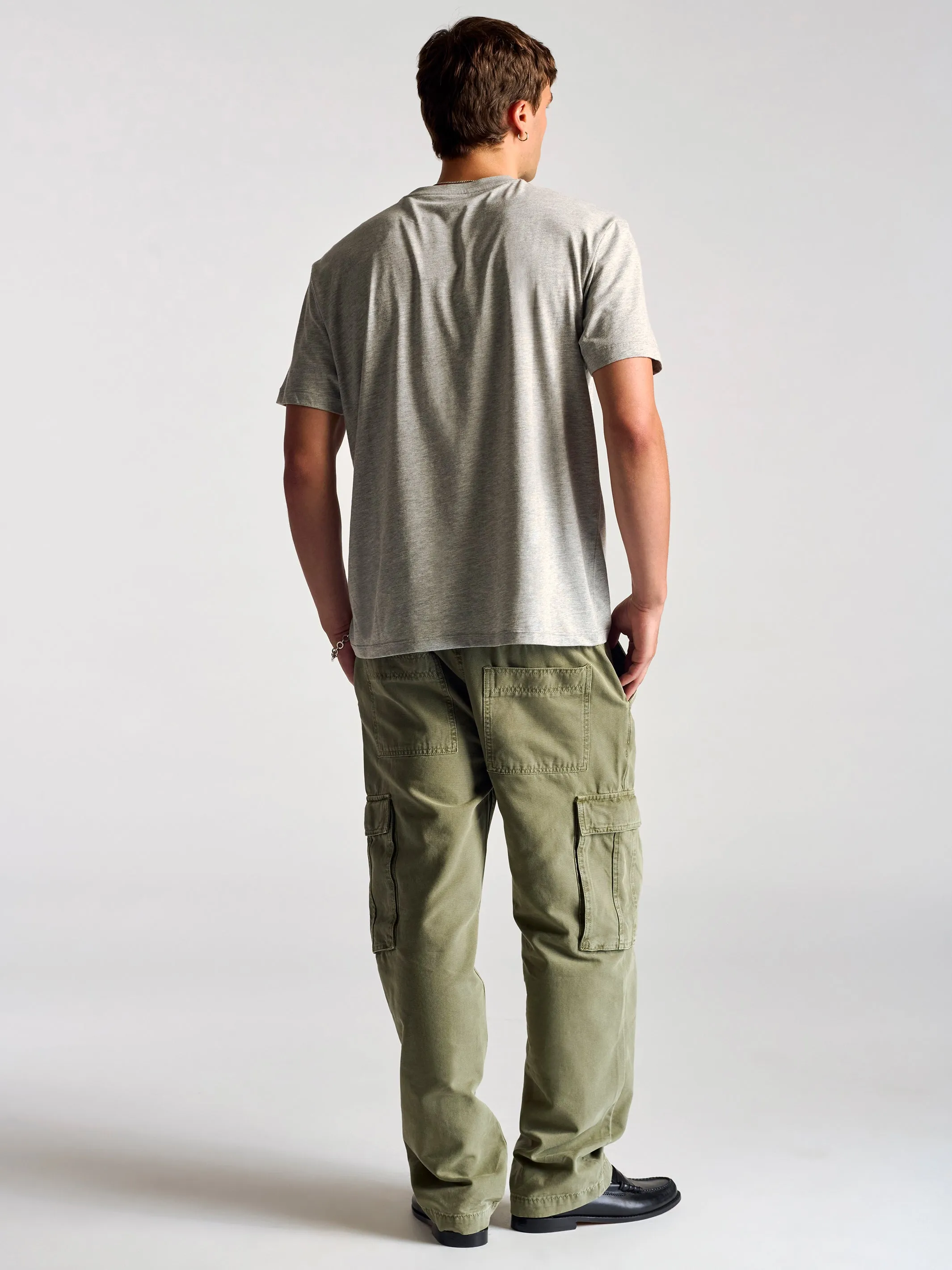 Men's Brooklyn T-Shirt In Grey Melange sold by Brooklyn Industries product image thumbnail 5