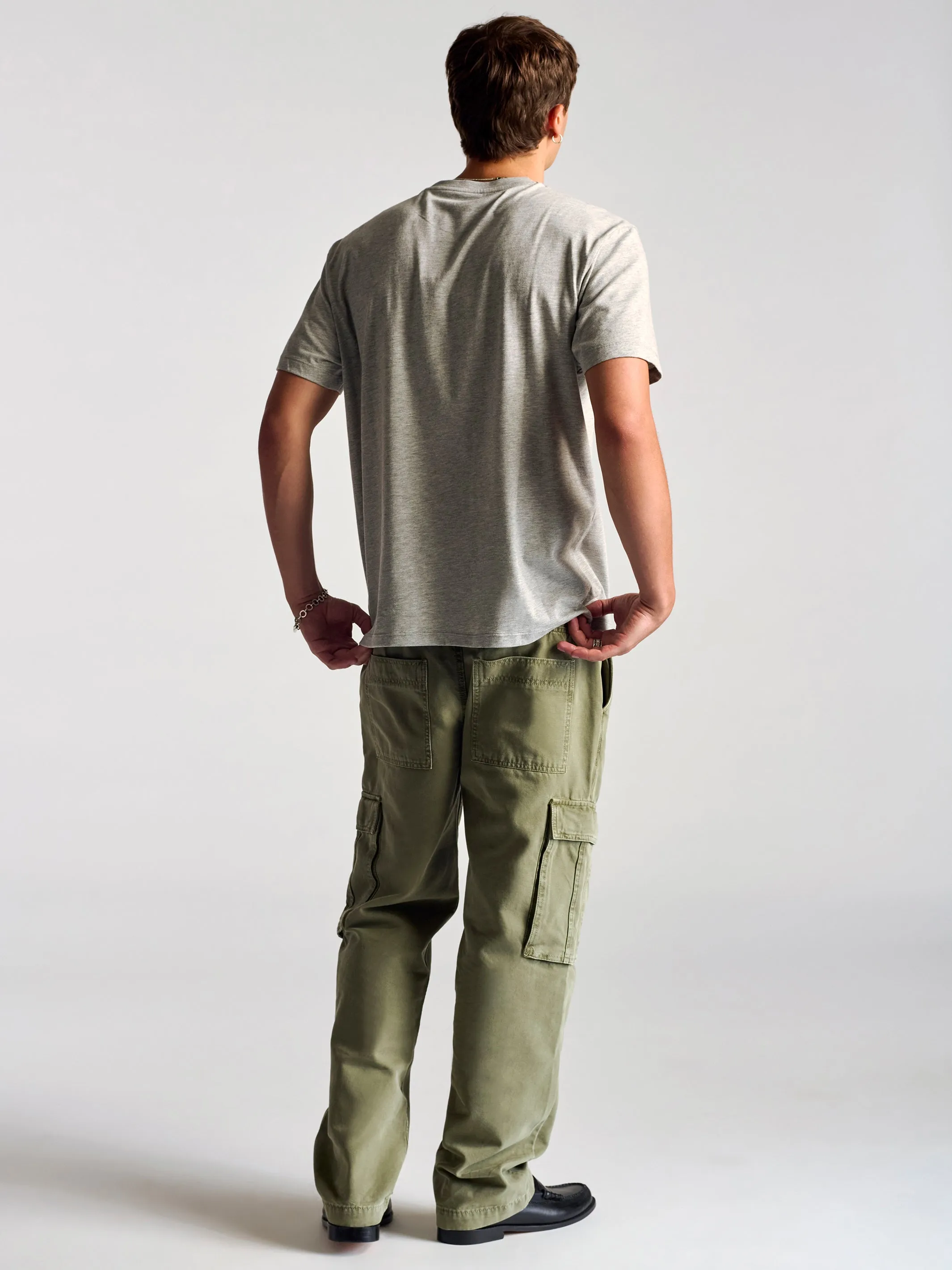 Men's Brooklyn T-Shirt In Grey Melange sold by Brooklyn Industries product image thumbnail 4