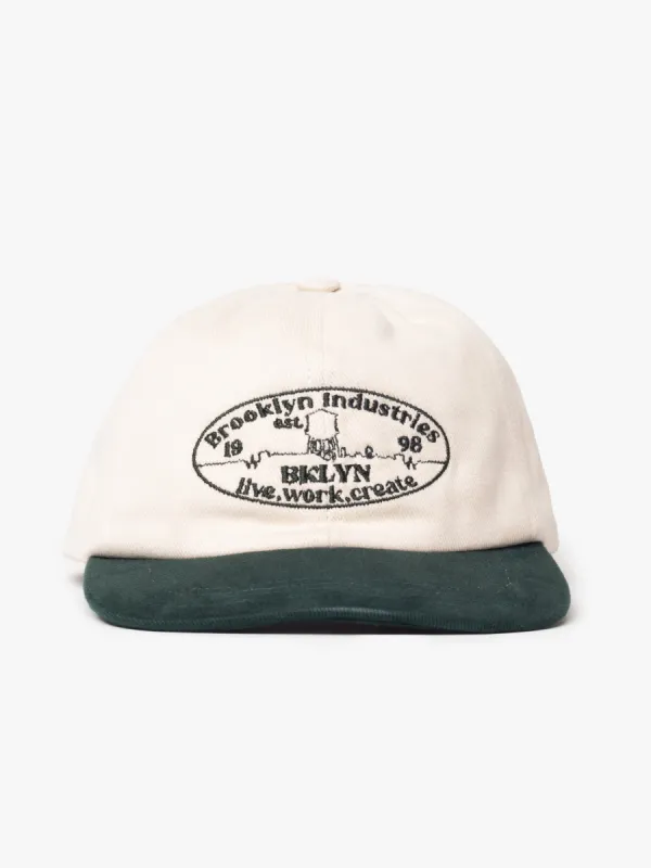 BKI Logo Cap in Beige sold by Brooklyn Industries