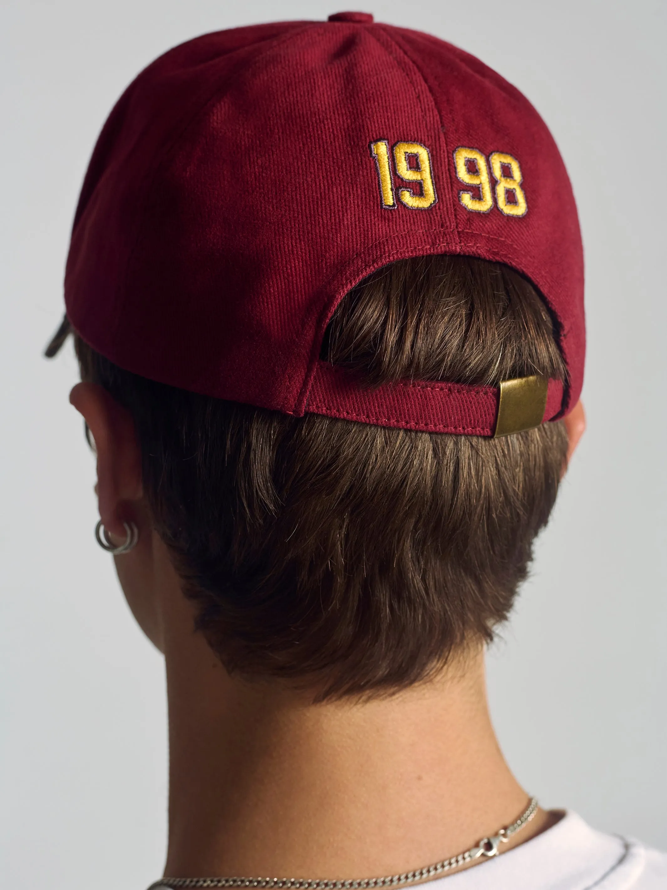 BKI Logo Cap in Bordeaux sold by Brooklyn Industries product image thumbnail 5