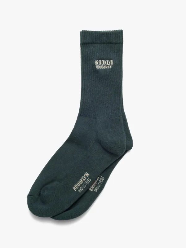 Men's Socket Socks in Scarab sold by Brooklyn Industries