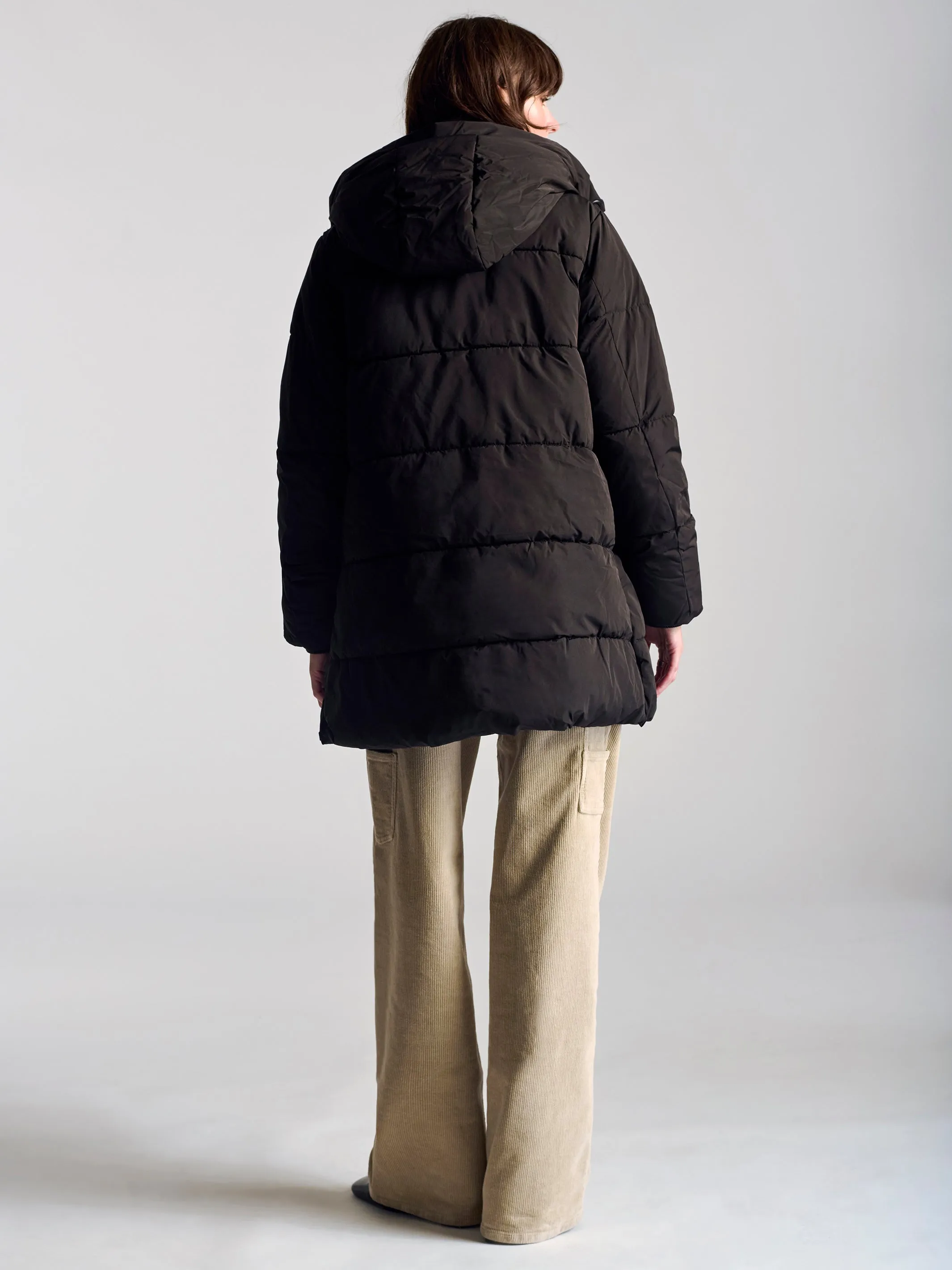 fig London Aerialpile puff CO ブラック Thrills Union Puff Jacket - Black | Parallel