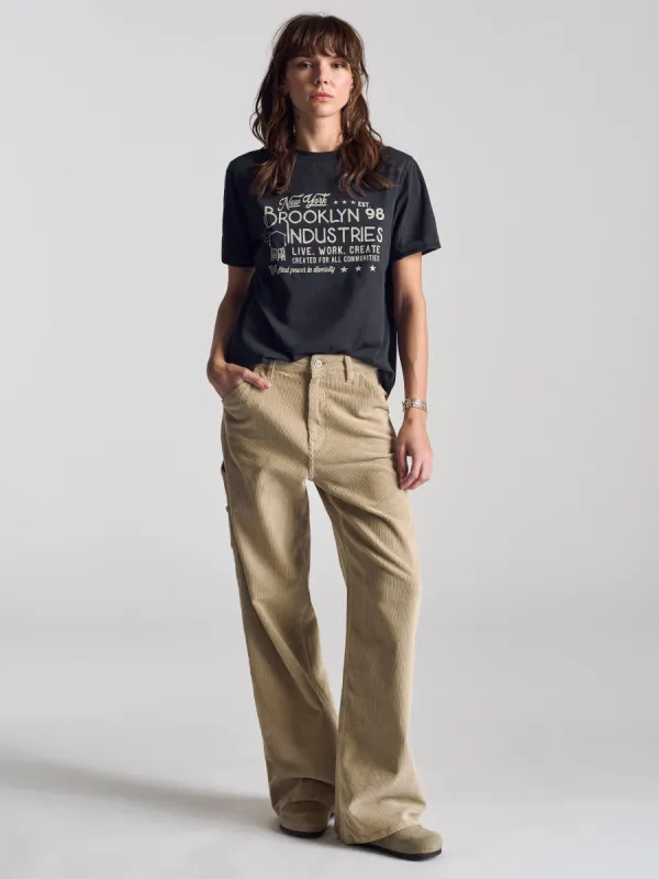 Women's Brooklyn 1998 T-Shirt In Black sold by Brooklyn Industries