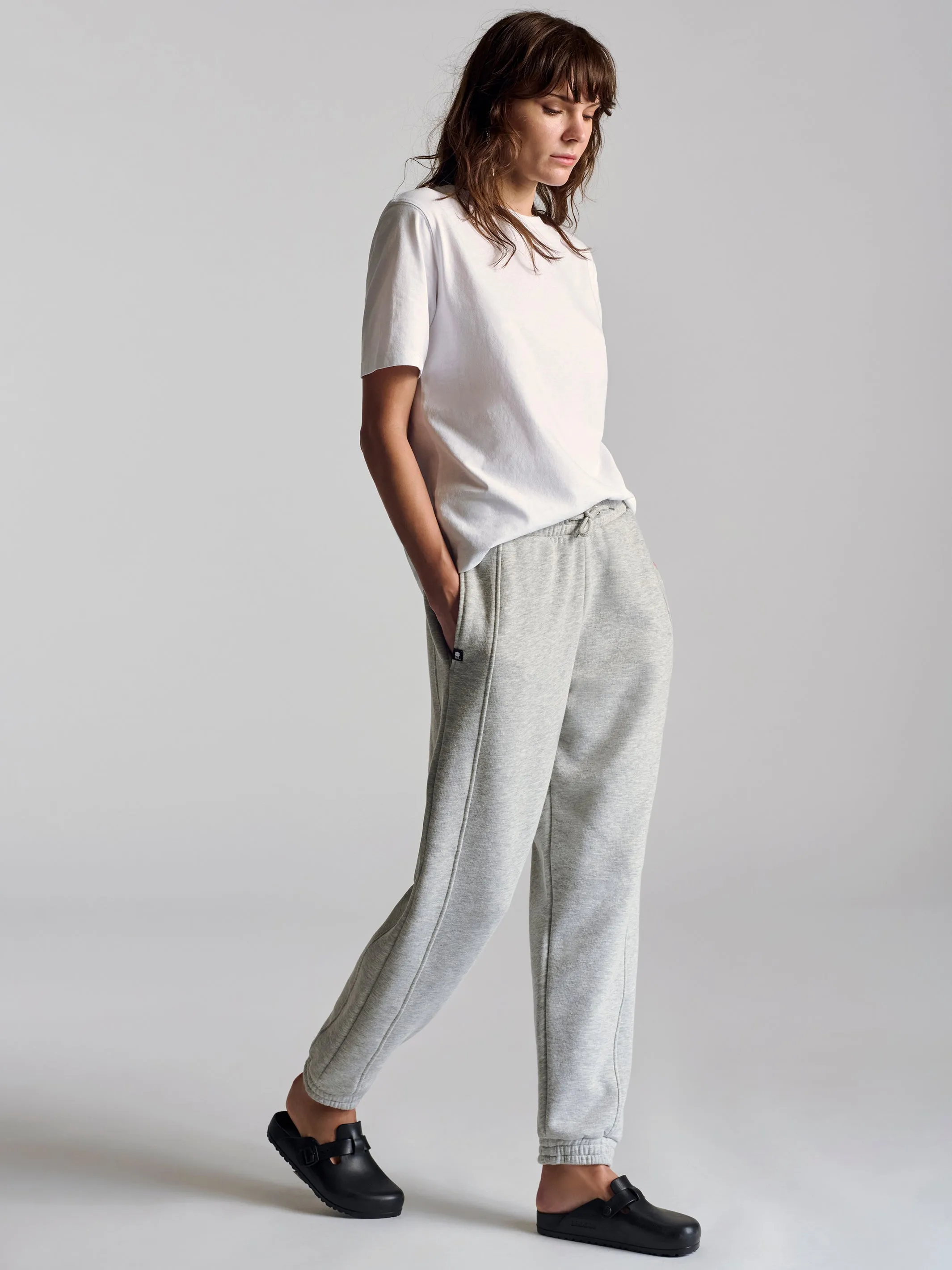 Women's Morgan Sweatpants In Grey Melange sold by Brooklyn Industries product image thumbnail 3