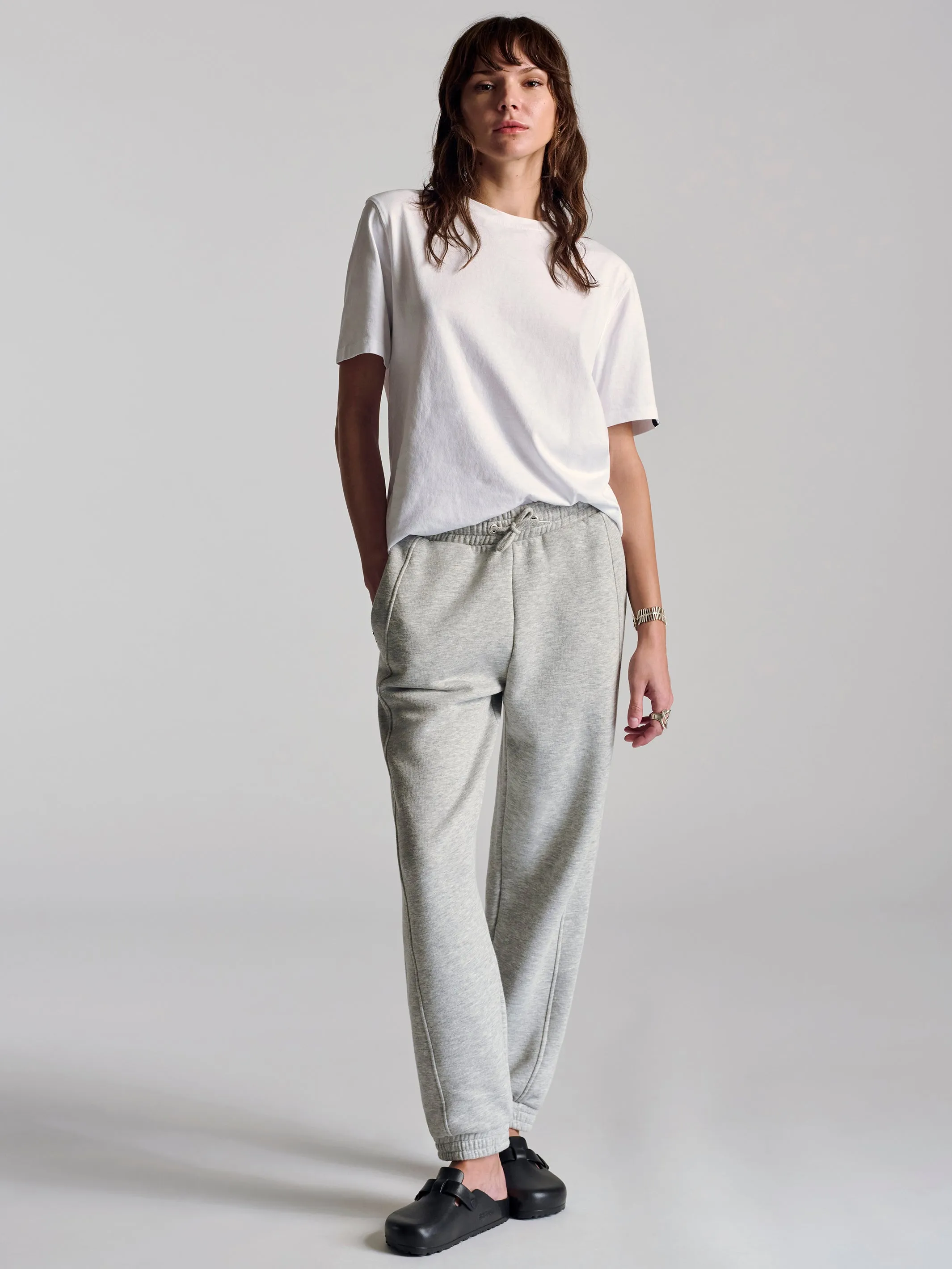 Women's Morgan Sweatpants In Grey Melange sold by Brooklyn Industries product image thumbnail 2